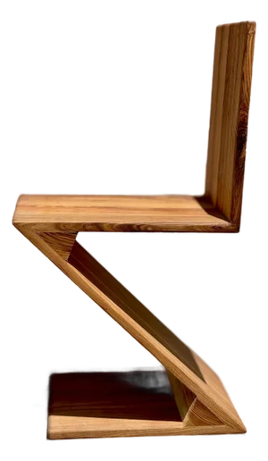 2026 Reproduction After Gerrit Rietveld Zig Zag Chair in Ash