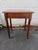 Brown Antique Federal Style Solid Walnut Side Table. Circa 1940s For Sale - Image 8 of 17