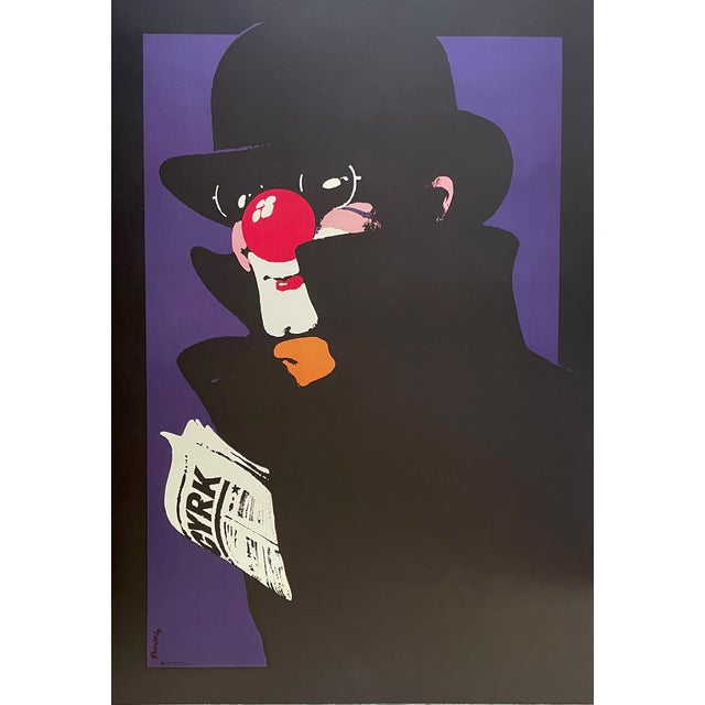 W. Swierzy, Circus Clown 1975, Poster No 71, Official Limited Edition c.500, Printed 2023 For Sale - Image 9 of 9
