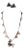 Modern Bird Motif Sterling Silver Necklace and Earrings Set Graziella Laffi For Sale