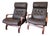 Vintage Scandinavian Lounge Chairs from Meblo, Yugoslavia, 1970s, Set of 2 For Sale
