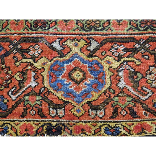 Antique Hand-Knotted Persian Sultan Abad Rug. 8'10"x 13' For Sale - Image 10 of 18