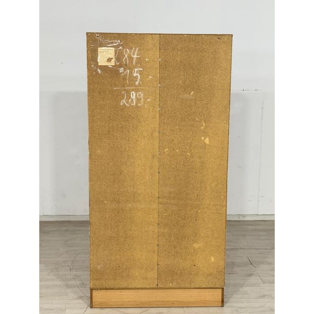 Mid-Century Red Shoe Cabinet For Sale - Image 9 of 11