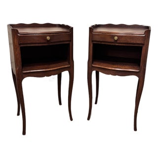 Pair of Antique French Night Stands For Sale
