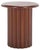Wood Monka Round End Table in Walnut For Sale - Image 7 of 7