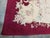 Burgundy Vintage French Fine Aubusson Style Floral Garland Runner - Circa 2000s For Sale - Image 8 of 8
