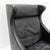 Set of Black Leather Wingchair and Ottoman by Borge Mogensen for Fredericia, 1960s For Sale - Image 14 of 17
