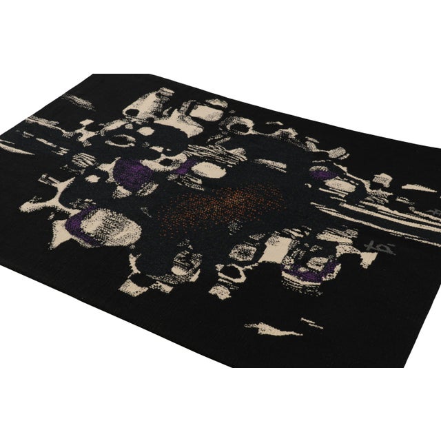 1960s Signed Vintage Andre Borderie Tapestry With Abstract Patterns - Rug & Kilim For Sale - Image 5 of 8