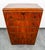 Mid Century Modern Highboy Dresser 5 Drawer Walnut Vintage MCM Metal Burl Wood For Sale - Image 11 of 12