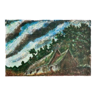 Pol Fraiture Brussels Cabin Lithograph For Sale