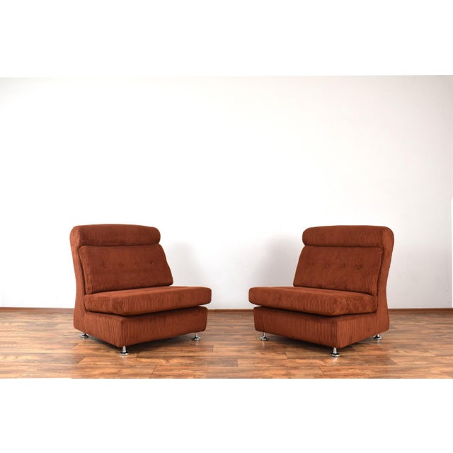 Vintage Italian Lounge Chairs, 1970s, Set of 2 For Sale - Image 18 of 18
