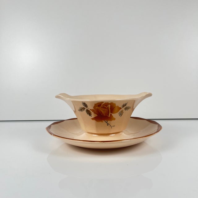 Sauce Boat from Sarreguemines, 1920s For Sale - Image 11 of 11