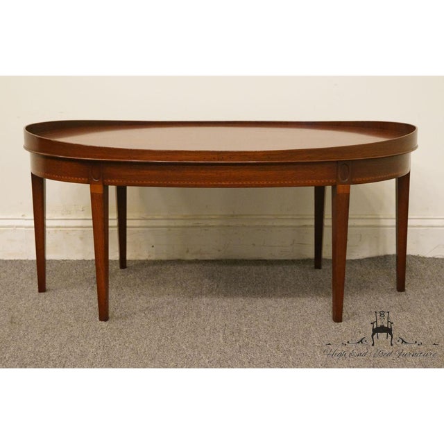 20th Century Traditional Mersman Duncan Phyfe Solid Mahogany Coffee