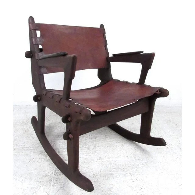 Don Shoemaker Style Primitive Rocking Chair For Sale - Image 10 of 10