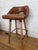 2020s Egg Designs Savannah Bronzed Steel and Leather Barstools by Ngala Trading For Sale - Image 5 of 15
