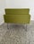 Yellow Attributed to BassamFellows for Geiger Tuxedo Club Chairs (Pair) and Bench For Sale - Image 8 of 10