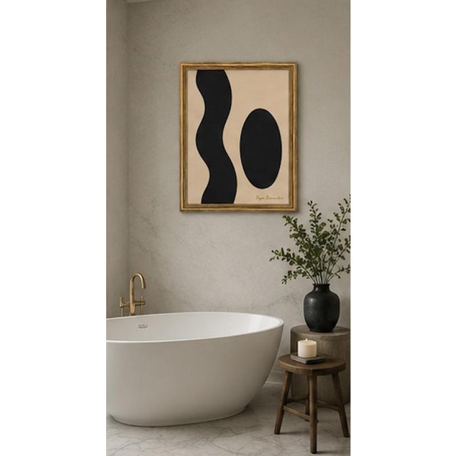 Drift & Stone Painting Framed, by Bryan Boomershine For Sale - Image 4 of 9