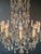 Antique French Italian Crystal Chandeliers Brass Rococo Style Restored - a Pair For Sale - Image 10 of 11