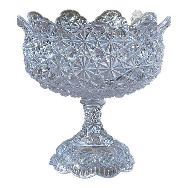 1930s Buttons and Bows Compote For Sale