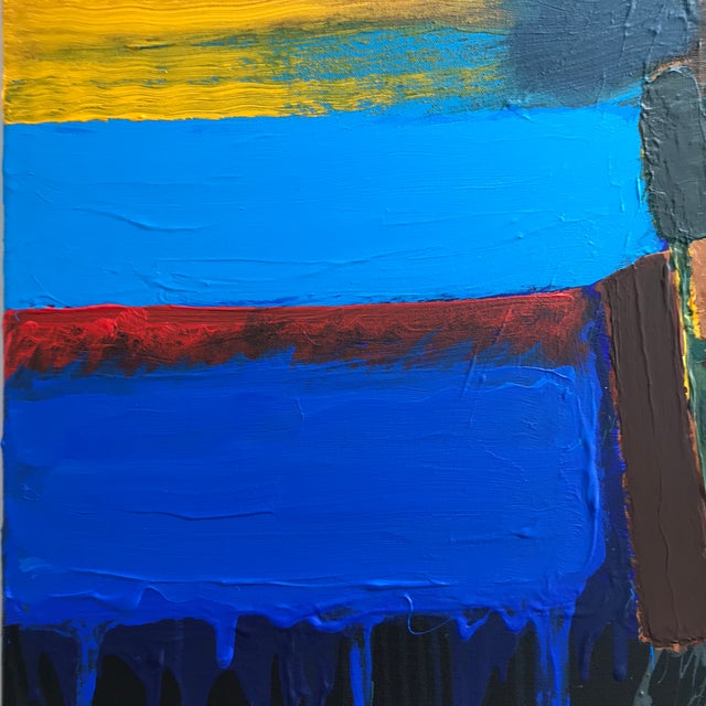 2020s Contemporary Abstract Expressionist Acrylic Painting by Stanley Dean Edwards For Sale - Image 5 of 6