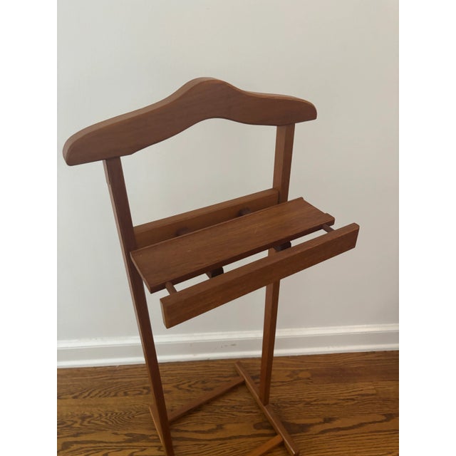 Mid 20th Century MCM Mid 20th Century Danish Modern Teak Men’s Valet Attributed to F B Mobler For Sale - Image 5 of 12