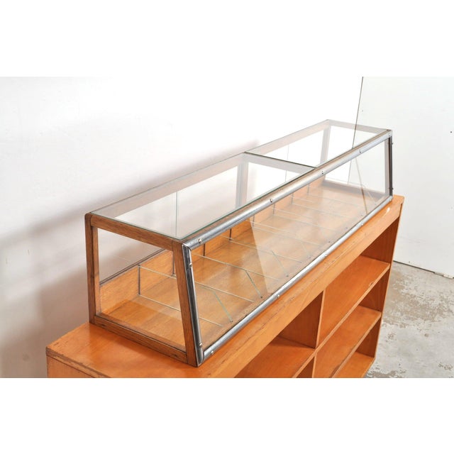 Vintage Display Cabinet in Oak by Minks, 1920s For Sale - Image 3 of 16