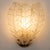 Large Wall Lights with 3 Murano Glass Leaves and Gold Structure, Italy, 1980s For Sale - Image 3 of 12