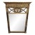 Vintage 1980s Neoclassical Beveled Mirror: Giltwood & Metal, Carved Urn & Swag For Sale