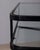 Vintage Trolley Table in Black Metal and Glass from Allegri For Sale - Image 9 of 14