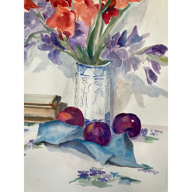 Original 15 x 22.5 painting on heavy paper unsigned unframed