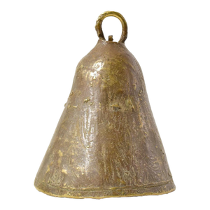 Early 20th Century Benue Brass Bell Nigeria