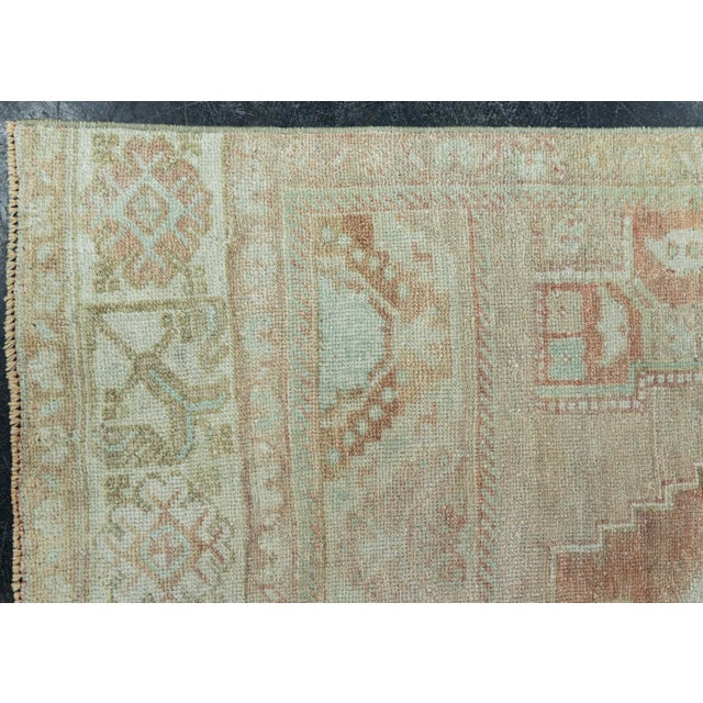 Early 21st Century Turkish Vintage Rug 3'8" x 10'9" #20655 For Sale - Image 5 of 8