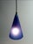 Vintage French Conical Glass Pendant Light from SCE, 1980s For Sale - Image 9 of 10