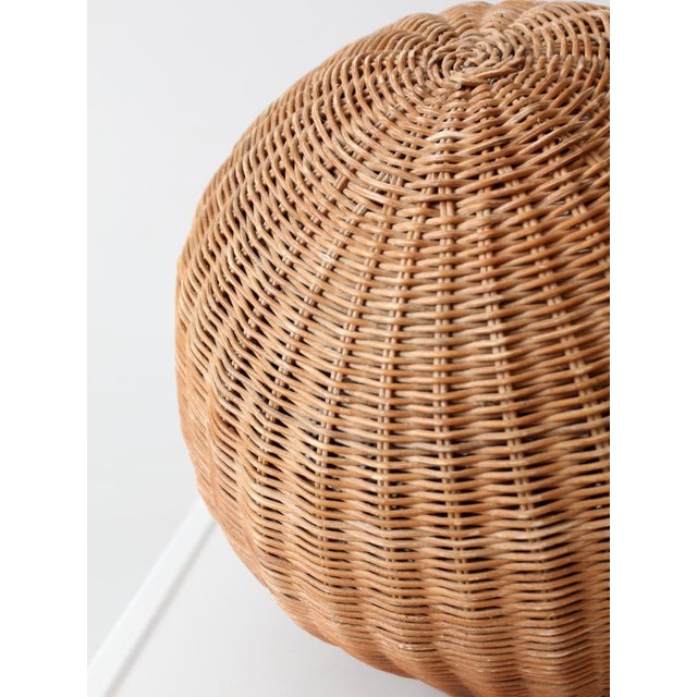 Vintage Wicker Orb Sculpture For Sale - Image 11 of 15