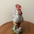 Italian Vintage Authentic Italian Hand-Painted Ceramic Rooster and Tiny Hen Sculpture For Sale - Image 3 of 12