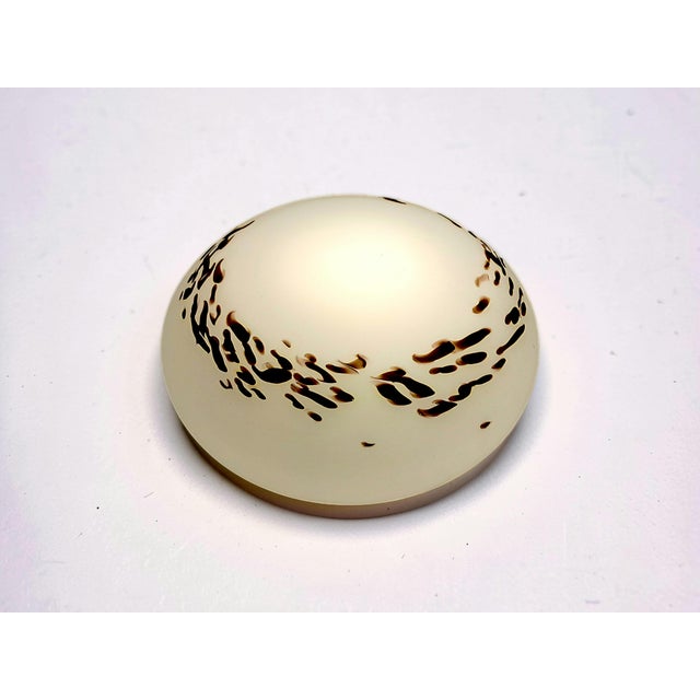 Black Murano Glass Ceiling Lamp, 1980s For Sale - Image 8 of 9
