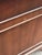 Pedestal Desk in Flame Veneer Mahogany with Green Leather Top For Sale - Image 4 of 13