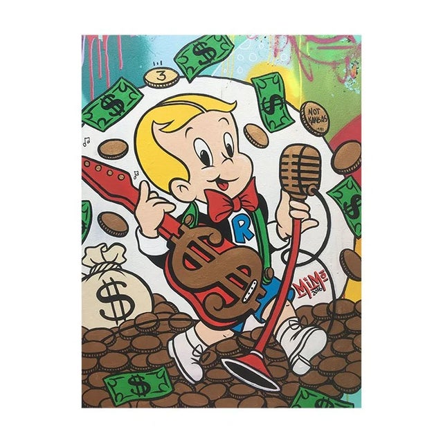 Pop Art "Rockstar Richie", Mike Mozart (MiMo), Jpo Collaboration For Sale - Image 3 of 6