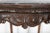 Brown English Oak & Faux Marble Lion Paw Side Table For Sale - Image 8 of 10
