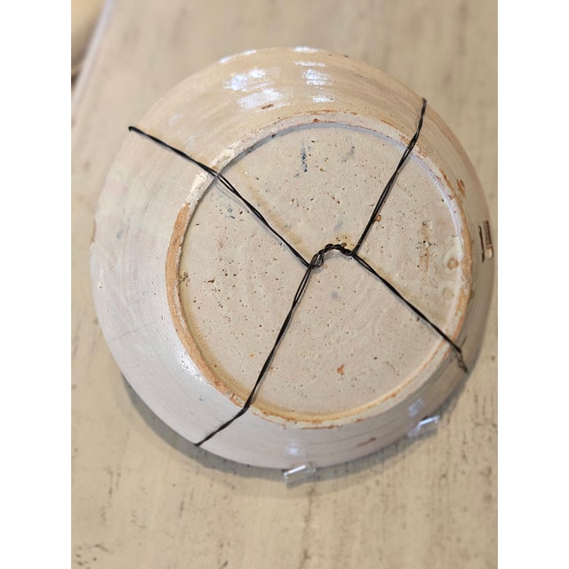 Mid 19th Century Spanish Ceramic Fajalauza Bowl From Granada For Sale - Image 4 of 7