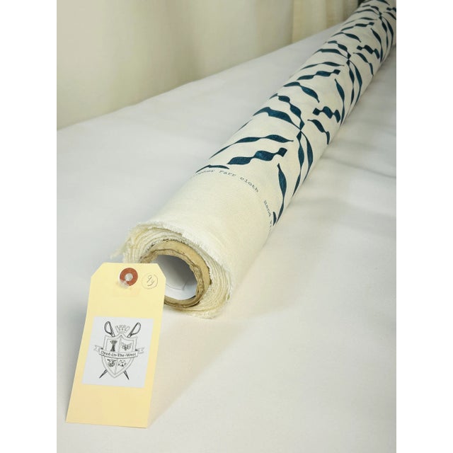 2020s Christopher Farr Cloth "Puzzle” Print– 11 Yards For Sale - Image 5 of 5