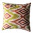 Contemporary Silk Ikat Bohemian Throw Pillow For Sale - Image 9 of 9
