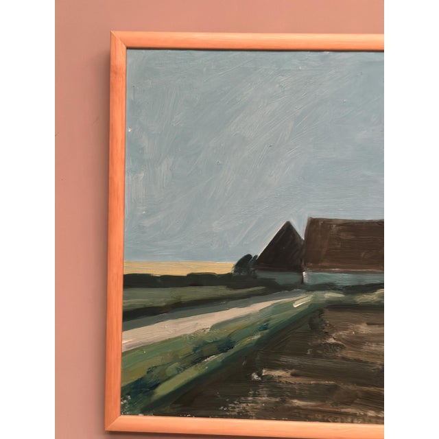 Bengt Hillgrund, Farmhouse, 1960s, Oil on Canvas, Framed For Sale - Image 14 of 17