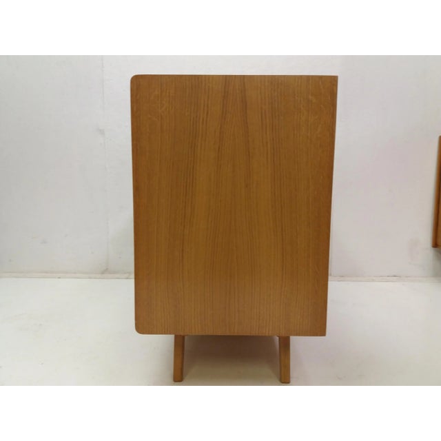 Brown Retro Oak Chest of Drawers from Jiroutek, Czechoslovakia, 1960 For Sale - Image 8 of 10