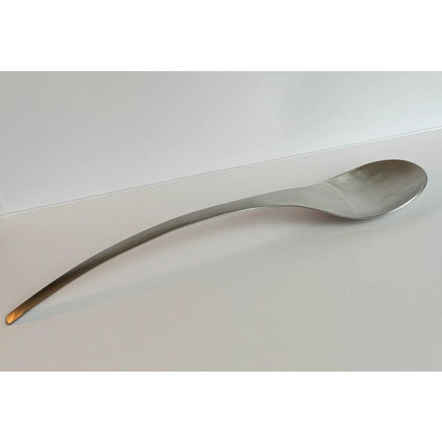 Metal Full Contact Spoon and Rest Designed by Scott Henderson 2006 For Sale - Image 7 of 9