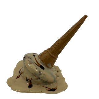 Vintage Pop Art Melted Ice Cream Sculpture For Sale
