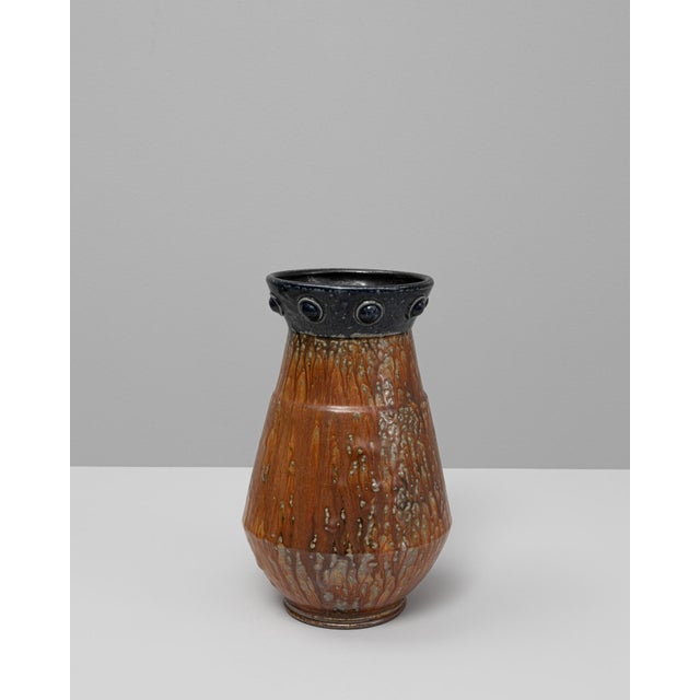 20th Century European Drip Glaze Ceramic Vase For Sale - Image 17 of 18