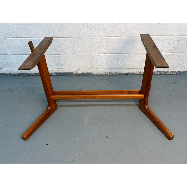 Vintage Extension Dining Table in Teak by D-Scan For Sale - Image 13 of 14