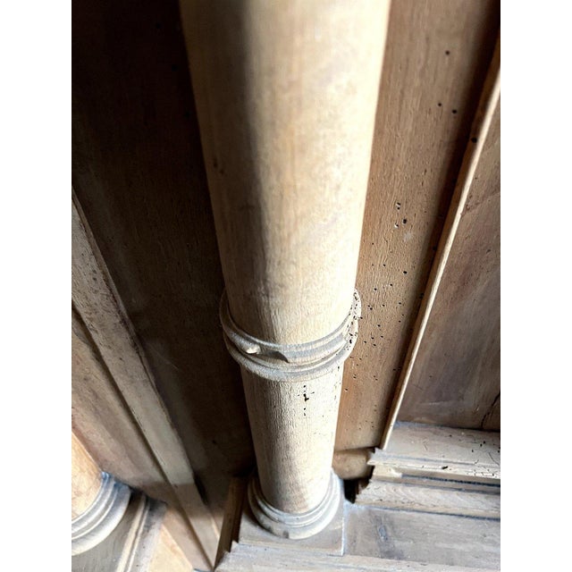 Wood Antique Carved Architectural Door, 1600s For Sale - Image 7 of 13