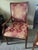 Pair of French Wood Framed Upholstered Dining Chairs For Sale - Image 9 of 9